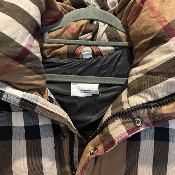 Burberry Vintage Check Hooded Down Jacket - Picture 2 of 8